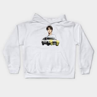 takumi fujiwara { initial d } Kids Hoodie